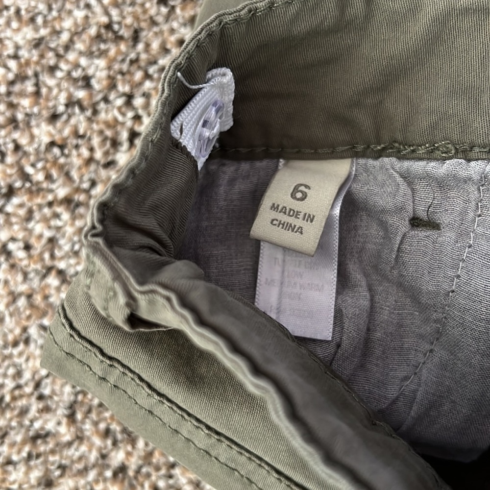 Buzz Cuts by J CREW boys Bermuda shorts size 6 adjustable waist olive green - Picture 4 of 4